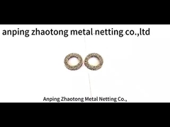 2.5 cm rollen van gebreide gaas van roestvrij staal voor schermen