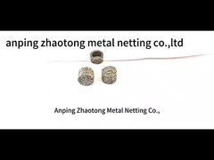 SS gebreide gaasstof 4*5 mm gaasgat AISI 301 voor demister