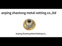 SS gebreide gaasstof 4*5 mm gaasgat AISI 301 voor demister