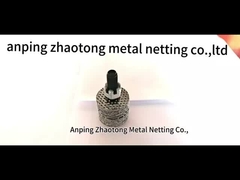 316L gebreide gaas Twin Wire / Dogan draad 0.18mm Dia 38mm Breedte Voor thermische isolatie