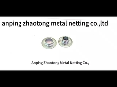 Zilveren geel roestvrij staal Plain gebreide draad Ring Mesh Customzied Diameter 5-300mm