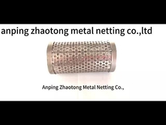 PP / SS316 Gebreide gaasstof 0,5 mm diameter 1000 mm Breedte golvende korrelvorm