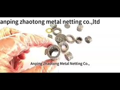 Fijn plain gebreide gaas met een diameter van 0,08 mm-0,55 mm