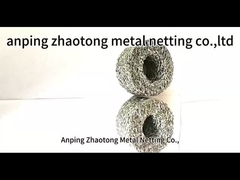 Dia 40*20mm Cylinder Gebreide draad Uitlaat Mesh Gasket Support Rings Alkali Resistent