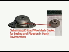 Galvaniserend gebreide gaas voor afdichting en filtratie in ruwe omgevingen