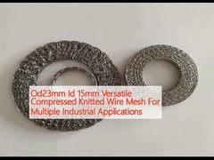 Od23mm Id 15mm Versatile Compressed Knitted Wire Mesh Voor Meerdere Industriële Toepassingen