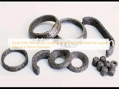 Goed filterweerstand Gecomprimeerd gebreide gaas voor vloeistoffilter 14 X 10 mm in diameter