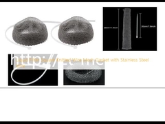 Vloeistoffilter Vierkante gebreide gaaspakking met roestvrijstalen draad