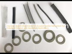 Roestvrij staal gebreide draadnet Duurzaam flexibel metalen net voor industriële filtratie en scheiding