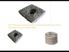 100*41*25.6mm Roestvrij staal Gecomprimeerd Gebreid Gaas Draadgaas Uitlaatpakkingen OEM
