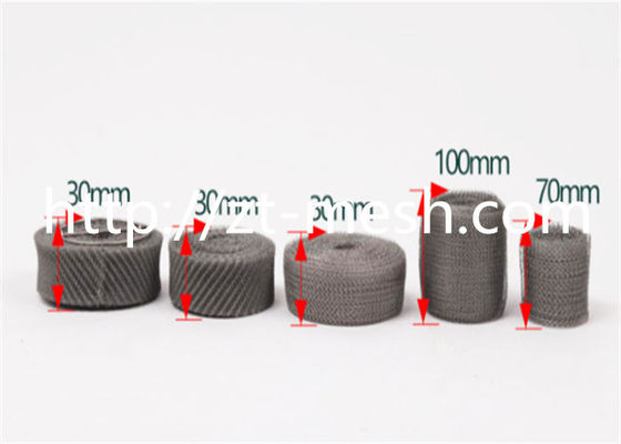 Egr Cooler Mesh Silver Knitted Wire Gauze M12 M14 Knitted Wire Mesh Gasket For Noise Reduction