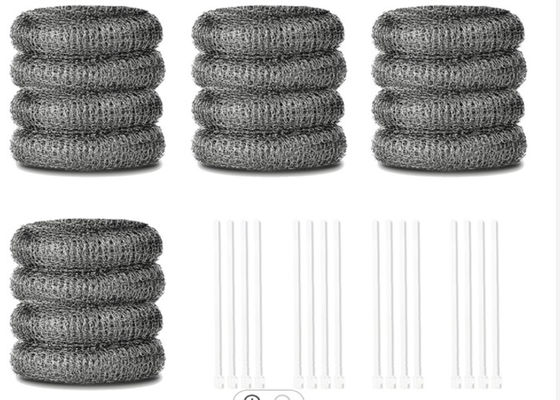 Gegalvaniseerd Roestvrij staal Mesh Scourer 10g 15g om Vorm Sterke het Schoonmaken Capaciteit