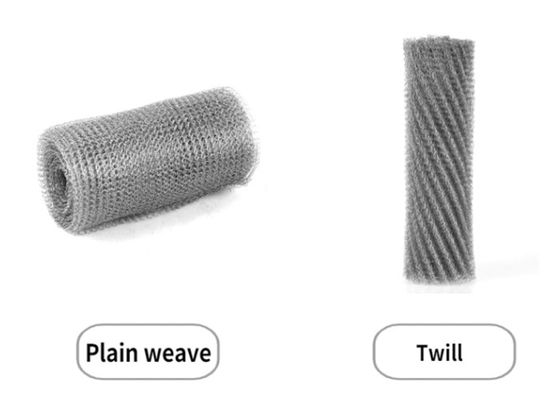 Netwerk van de roestvrij staal316l Gebreid Draad 0.1mm Diameter 20500mm Breedte