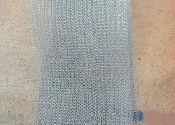 100mm Breedte Koper Gebreid Mesh For Distillation Column Packing