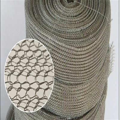 Silindervormig schokbestendig samengeperst gebreide draadnet Filter roestvrij staal 316 gat 3*3mm