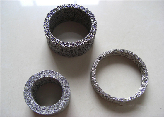 Om 0.018mm Roestvrij staal Gebreide Draad Mesh Support Vibration Or Shock