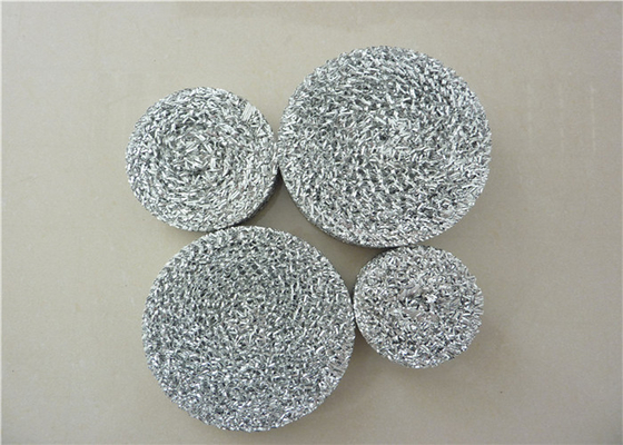 Witte Gebreide Aluminiumfolie Mesh Dia 118mm die Lengte voor Auto wordt aangepast