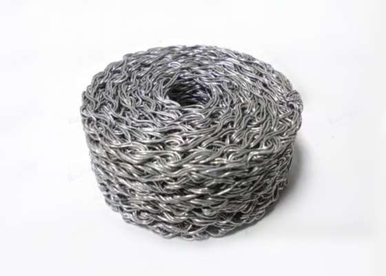 Dia 50mm Roestvrij staal Gebreide Draad Mesh Mufflers Compressed Filter Mesh