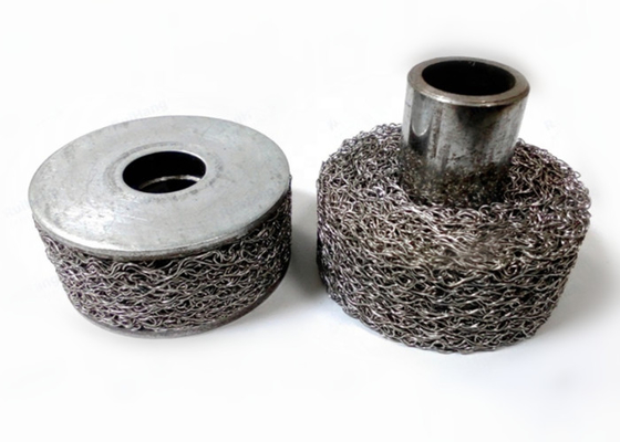 Cilindrische Schokbestendige Samengeperste Gebreide Draad Mesh Filter Stainless Steel 310 0.08mm0.55mm