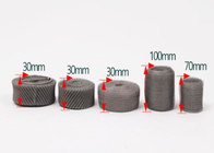 Filter 75mm Breedte 0.2mm Diameter Gebreid Draadmesh single strand woven tin Geplateerd Koper