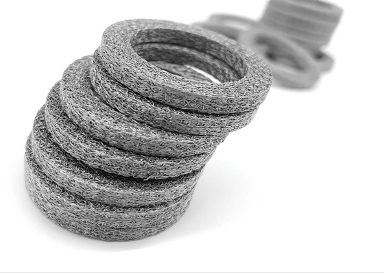 Zilveren geel roestvrij staal Plain gebreide draad Ring Mesh Customzied Diameter 5-300mm
