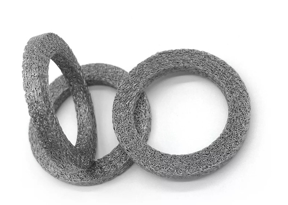 Zilveren geel roestvrij staal Plain gebreide draad Ring Mesh Customzied Diameter 5-300mm