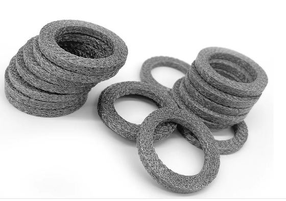 Zilveren geel roestvrij staal Plain gebreide draad Ring Mesh Customzied Diameter 5-300mm