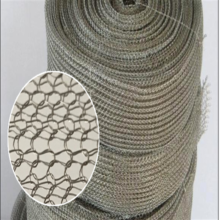 Silindervormig schokbestendig samengeperst gebreide draadnet Filter roestvrij staal 316 gat 3*3mm