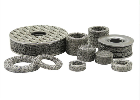 10-200 mm Dia Compressed Woven Wire Cloth Gebreide weefsel voor zware filtertoepassingen