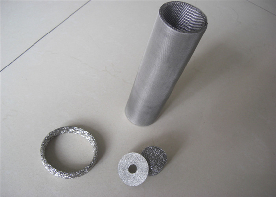 0.08 - 0.45mm Draad Mesh Washer Ring Shape SUS316L voor Geluiddemper