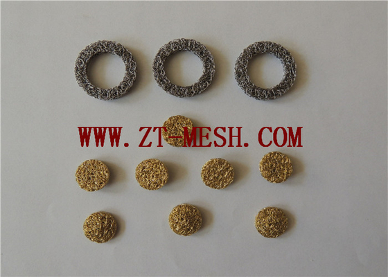 Het Netwerkfilter φ2-500mm van de schok vlakt de Absorptie Samengeperste Gebreide Draad Type af