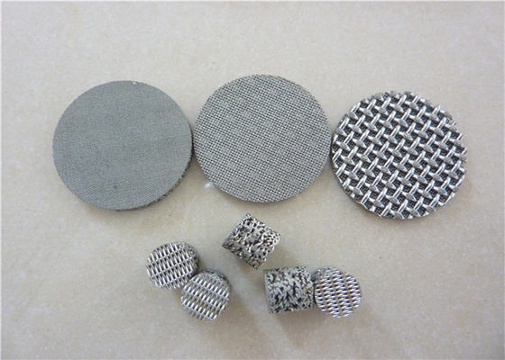 5 - 100μM Sintered Wire Mesh Filter Screen Antacid For Industrie van de Kwartssmeltkroes