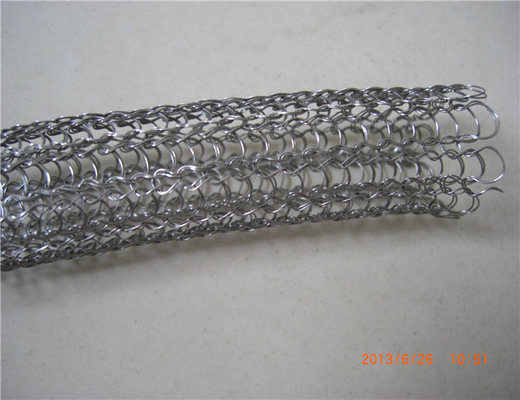 10100mm Dia Knitted Wire Mesh filter Hoge het Filtreren Anticorrosieve Prestaties