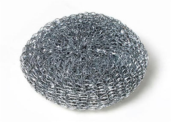 Zacht Veiligheid Gebreid Koper het Schoonmaken Netwerk 6mm40mm Dikteweerstand Op hoge temperatuur