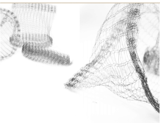 SS304 gebreide Draad Mesh Planting Basket 0.050.48mm voor Boom/Bloem