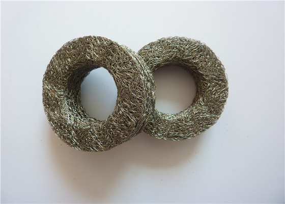 OD30mm zet de Cilindrische Antitrilling Samengeperst de Draadnetwerk van SS304 SS316 0.09mm - 0.55mm op