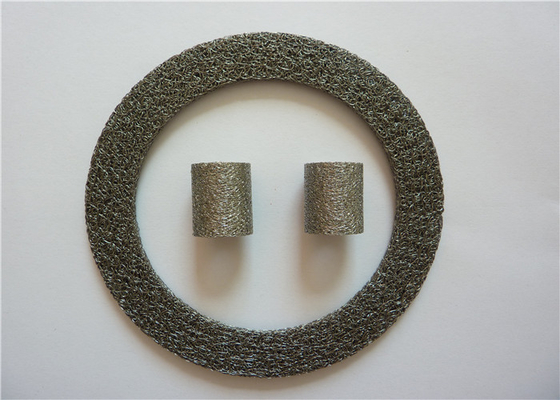 Om 0.018mm Roestvrij staal Gebreide Draad Mesh Support Vibration Or Shock