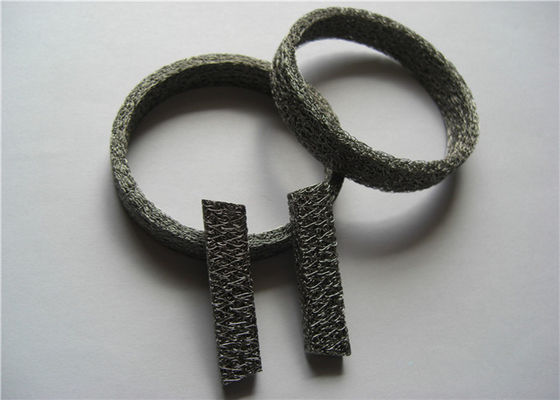 Samengeperste Gebreide Draad Mesh Washer Dia 14mm 0.3mm SS Wasmachine van de Vervangingsdruk