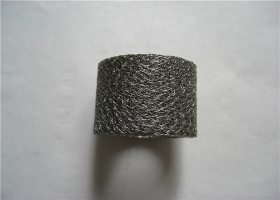 OD30mm zet de Cilindrische Antitrilling Samengeperst de Draadnetwerk van SS304 SS316 0.09mm - 0.55mm op