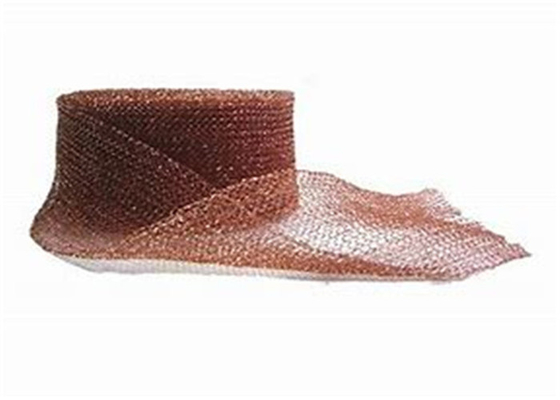 Flexibel Gebreid Koper Geweven Draadnetwerk 0.12mm Dia 38mm Breedte