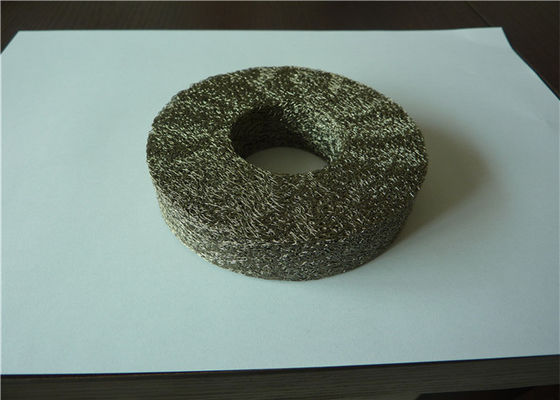 OD25mm perste Gebreid gas vloeibare 0.55mm 100mesh/inch van Draadmesh filter samen