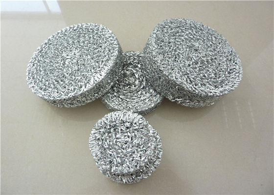 Witte Gebreide Aluminiumfolie Mesh Dia 118mm die Lengte voor Auto wordt aangepast