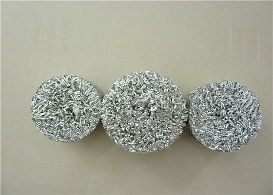 Witte Gebreide Aluminiumfolie Mesh Dia 118mm die Lengte voor Auto wordt aangepast