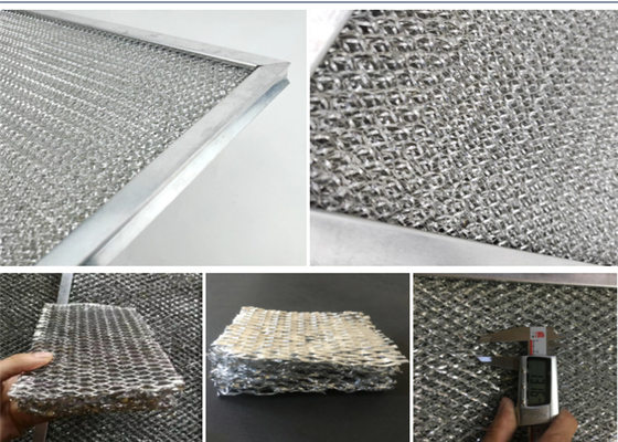 Aangepaste het Netwerkmedia van de Aluminiumfilter OEM/ODM van het Metaalkader voor Verwarmer