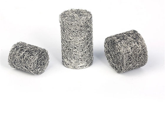 Vrachtwagen die de Gebreide Wasmachine van de de Geluiddemperbevochtiging van Mesh Filter SS304 1L 40mm 50mm 60mm 80mm filtreren