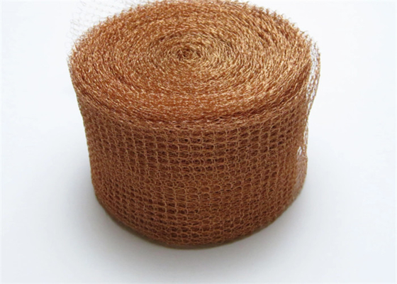 Koper Gebreid Draadnetwerk 40cm 50cm Breedte 0.18mm Draad Dia Herringbone Surface