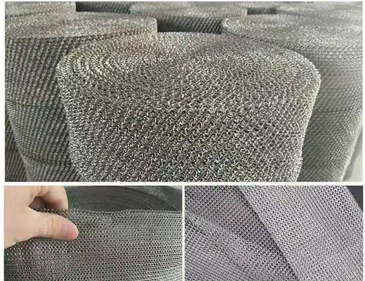 Metaal Gebreide de Precisiebreedte 400mm Aangepaste SS316L van Draadmesh filter double wire weaving