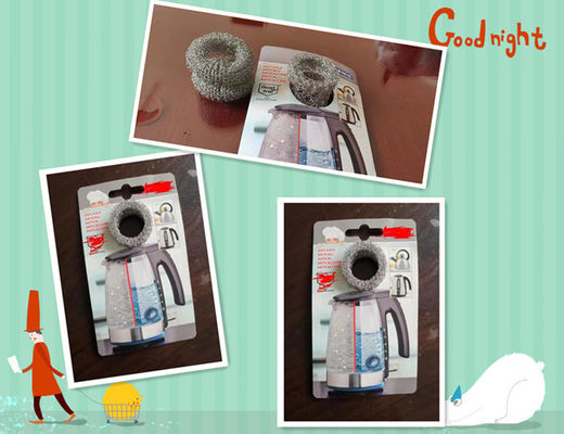 Roestvrij staal Gebreid Draadnetwerk OEM van 0.08mm - 0,5 mm Dia het Scherm van de Ketelfilter