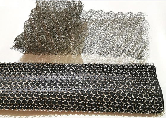 OEM Gebreide Draad Mesh Gasket Stainless Steel 0.55mm 12x6mm Gat voor Verbinding
