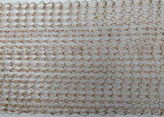 316L gebreide Draad Mesh Twin Wire/Dogan-Draad 0.18mm Dia 38mm Breedte voor Thermische Isolatie
